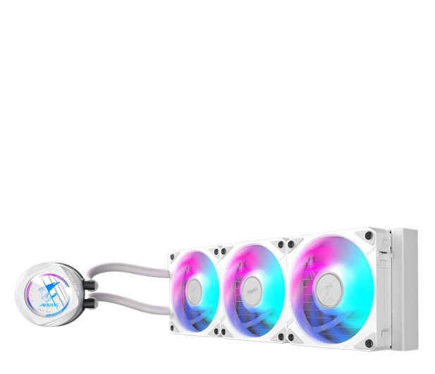 Gigabyte WaterForce II 360 ARGB White 3x120mm - 1326285 - zdjęcie 3